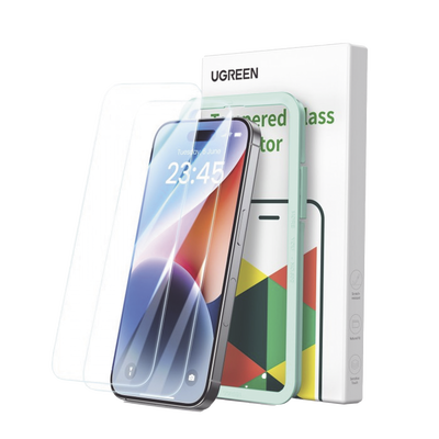 Protector 45974 de pantalla HD con marco de instalación para iPhone 16 Pro Max (paquete de 2) - Image 2