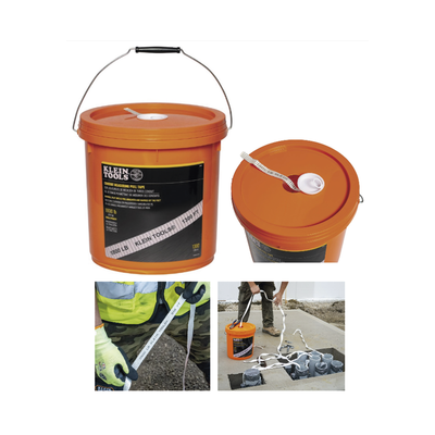 Cinta KLEIN TOOLS 50131 para Medir Conductos de 396m con Resistencia a la Tracción de 816 kg en Presentación de Cubeta - Image 3