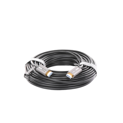 Cable HDMI de 30 Metros por Fibra Óptica 4K@60Hz | Fibra de 4 núcleos + Cobre estañado de 7 núcleos | Compatible con HDMI 2.0 | Alta velocidad 18 Gbps | 3D | HDR | Carcasa de  Zinc | Premium | 2 Años de Garantía. - Image 4