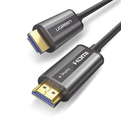 Cable HDMI de 30 Metros por Fibra Óptica 4K@60Hz | Fibra de 4 núcleos + Cobre estañado de 7 núcleos | Compatible con HDMI 2.0 | Alta velocidad 18 Gbps | 3D | HDR | Carcasa de  Zinc | Premium | 2 Años de Garantía. - Image 2