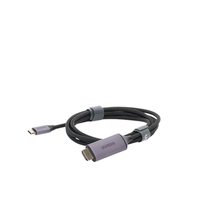 Cable USB-C 3.1 a HDMI 4K | 1.5m | Compatible con Thunderbolt 3 & 4 | Adaptador Tipo-C a HDMI | 4k@60Hz | Soporta Modo Espejo y Modo Extendido | Carcasa de Aluminio | Nylon Trenzado | Conector Niquelado | Blindaje Multicapa. - Image 4