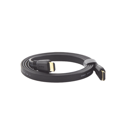 Cable HDMI 2.0 Plano de 1.5 m / 4K@60Hz / HDR / 3D / HEC (Canal Ethernet HDMI) / ARC (Canal de Retorno de Audio / Color Profundo de 48 bits / Audio de 32 canales / HDCP /Audio Dolby True HD 7.1 / 18 Gbps / Estañado y Triple Blindaje / Anti Interfer - Image 3