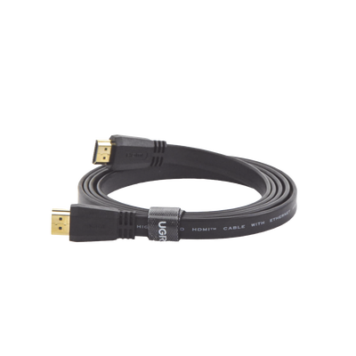 Cable HDMI 2.0 Plano de 1.5 m / 4K@60Hz / HDR / 3D / HEC (Canal Ethernet HDMI) / ARC (Canal de Retorno de Audio / Color Profundo de 48 bits / Audio de 32 canales / HDCP /Audio Dolby True HD 7.1 / 18 Gbps / Estañado y Triple Blindaje / Anti Interfer - Image 5