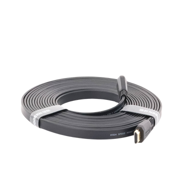 Cable HDMI 2.0 Plano de 5 m / 4K@60Hz / HDR / 3D / HEC (Canal Ethernet HDMI) / ARC (Canal de Retorno de Audio) / Color Profundo de 48 bits / Audio de 32 canales / HDCP /Audio Dolby True HD 7.1 / 18 Gbps / Estañado y Triple Blindaje / Anti Interfere - Image 3