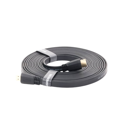 Cable HDMI 2.0 Plano de 5 m / 4K@60Hz / HDR / 3D / HEC (Canal Ethernet HDMI) / ARC (Canal de Retorno de Audio) / Color Profundo de 48 bits / Audio de 32 canales / HDCP /Audio Dolby True HD 7.1 / 18 Gbps / Estañado y Triple Blindaje / Anti Interfere - Image 5