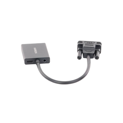 Entrada: VGA Macho / Salida: HDMI Hembra / Resolución de 1080P@60Hz / Puerto Estéreo de 3.5 mm / Plug and Play, Sin Controlador / Longitud del Cable 15 cm. / Incluye Cable de Alimentacion USB / Incluye Cable de Audio de 3.5mm. - Image 4