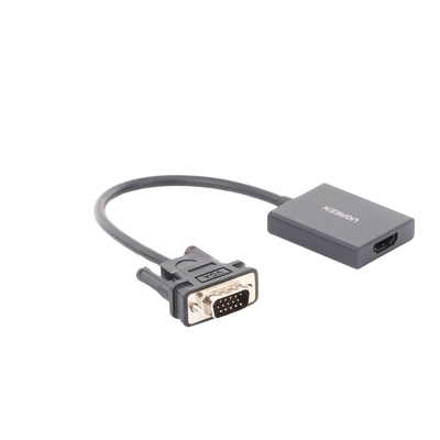 Entrada: VGA Macho / Salida: HDMI Hembra / Resolución de 1080P@60Hz / Puerto Estéreo de 3.5 mm / Plug and Play, Sin Controlador / Longitud del Cable 15 cm. / Incluye Cable de Alimentacion USB / Incluye Cable de Audio de 3.5mm. - Image 6