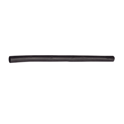 Tubo Termoencogible (Termofit) Negro de 1.2 m, 1/2″ de Diámetro, Reduce de 2:1, Poliolefina.