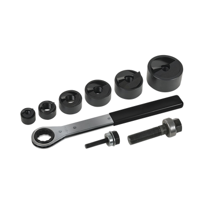 Juego de 6 Sacabocados de 1/2″ a 2″. con Estuche