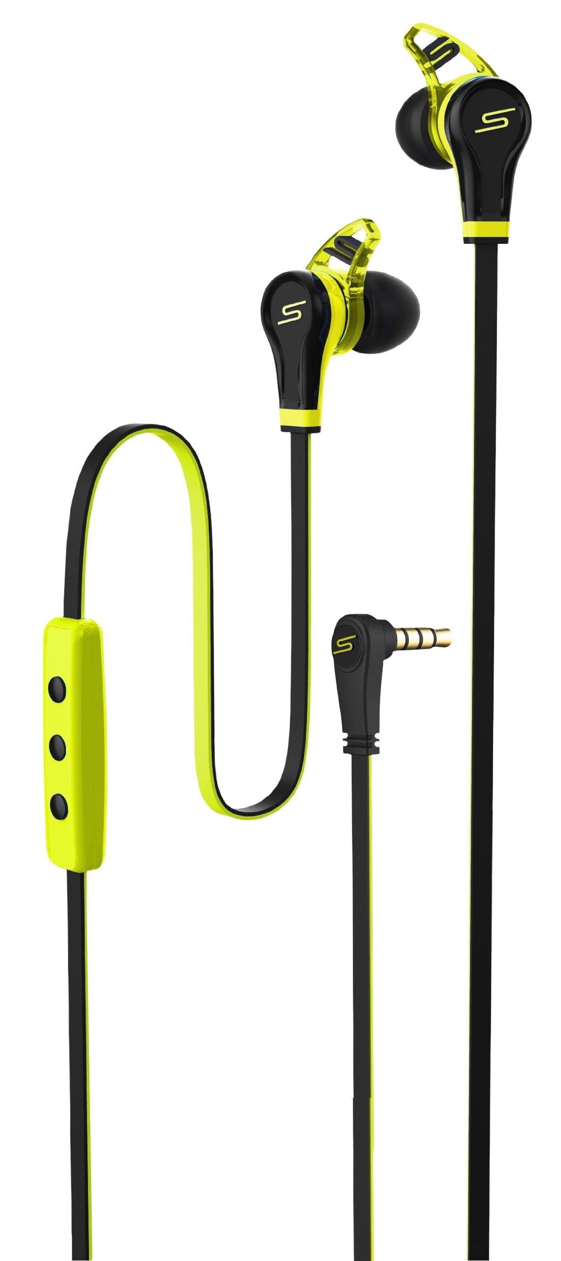 SMS Audio Audífonos Deportivos STREET by 50, Alámbrico, 3.5mm, Amarillo