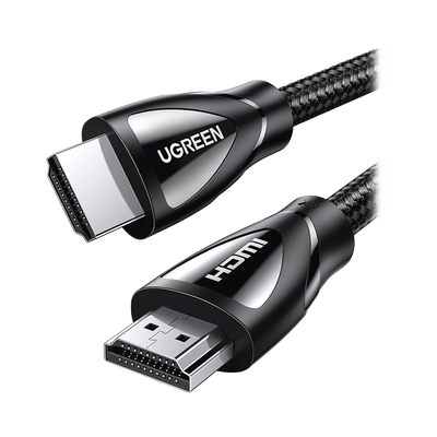 Cable HDMI 2.1 de Nylon Trenzado / 1 Metro / 8K@60Hz/4K@120Hz / eARC (Canal de Retorno de Audio / HDR10+ / VVR / HEC (Canal Ethernet HDMI) / ALLM / 3D / Dolby Atmos / Dolby Visión / 48 Gbps / Mayor Duración. - Image 2