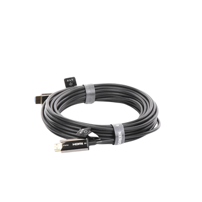 Cable HDMI de 10 Metros por Fibra Óptica 8K@60Hz / Fibra de 4 núcleos + Cobre estañado de 7 núcleos / Compatible con HDMI 2.1 / Alta velocidad 18 Gbps / 3D / HDR / Caja de Aleacion Zinc / Premium - Image 3