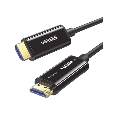 Cable HDMI de 30 Metros por Fibra Óptica 8K@60Hz / Fibra de 4 núcleos + Cobre estañado de 7 núcleos / Compatible con HDMI 2.1 / Alta velocidad 18 Gbps / 3D / HDR / Caja de Aleacion Zinc / Premium - Image 2