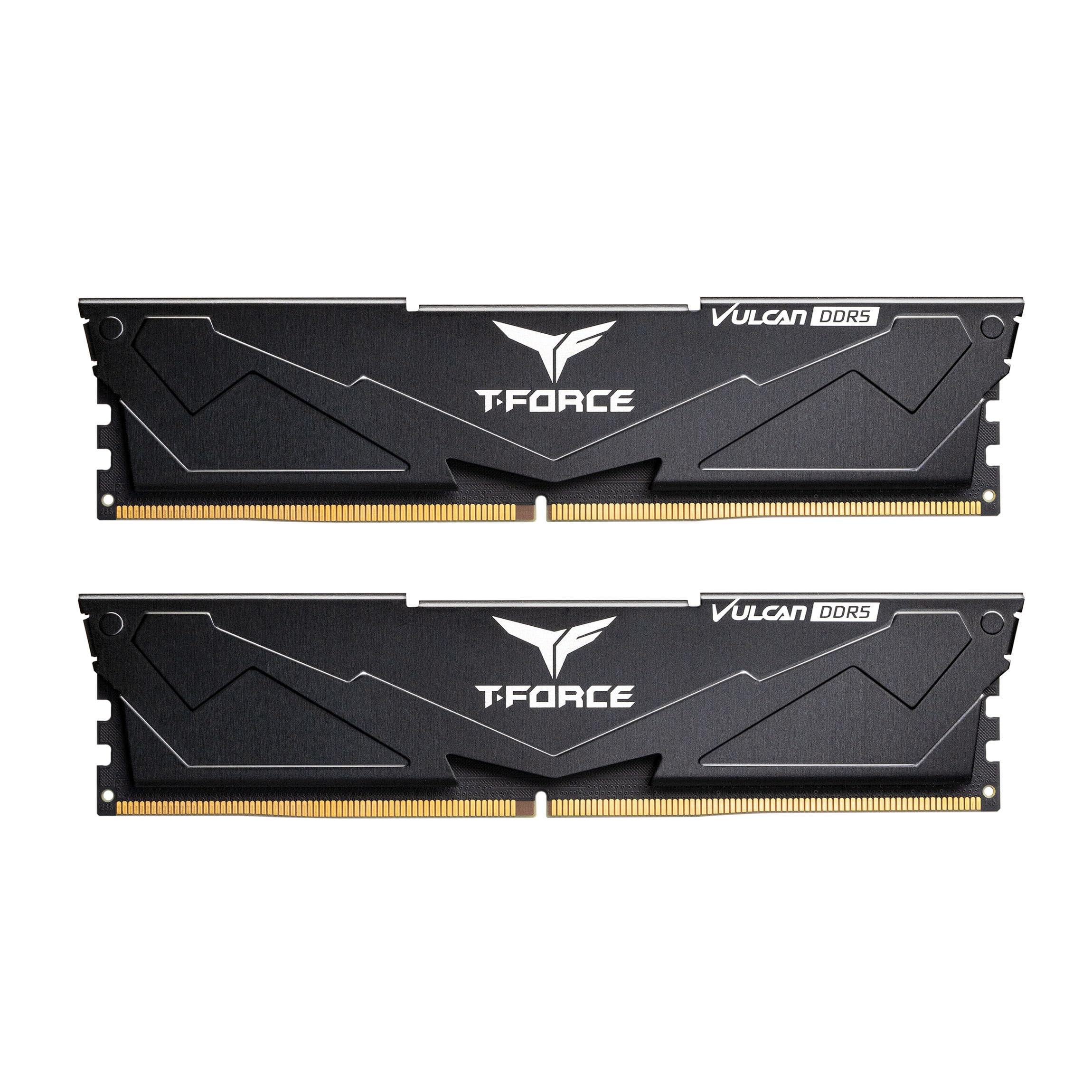 MEMORIA RAM DIMM TEAMGROUP T FORCE VULCAN 64GB 2X32 DDR5 6000MHZ CL38 FLABD532G6000HC38AD