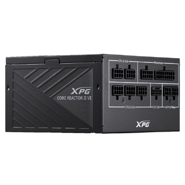 FUENTE DE PODER ADATA XPG COREACTORIIVE 750W GOLD COMPATIBLE ATX 3.1 CONECTOR 12V 2X6 NEGRA COREREAC