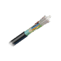Cable de Fibra Óptica de 12 hilos, OSP (Planta Externa), No Armada, Gel, MDPE (Polietileno de media densidad), Monomodo OS2, 1 Metro