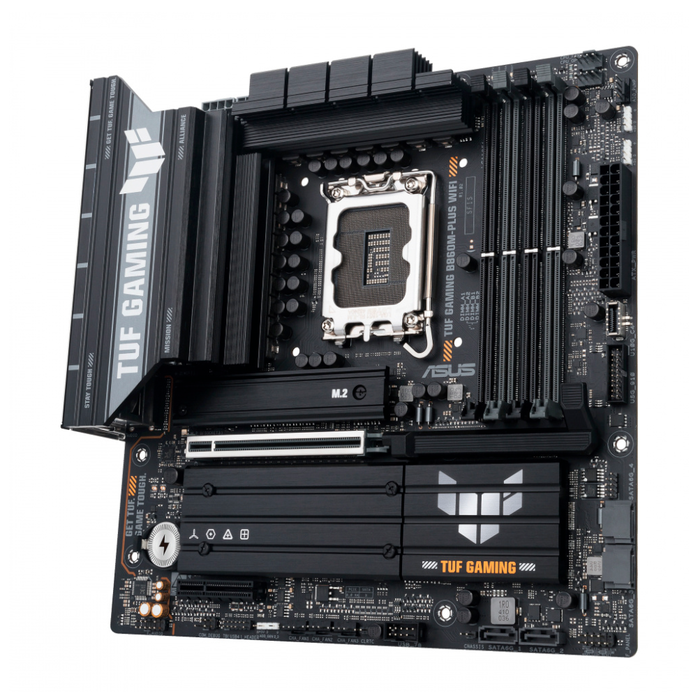MB ASUS TUF GAMING B860M PLUS WIFI MICRO ATX LGA1851  4DDR5 192GB WIFI7 TUF GAMING B860M PLUS WIFI