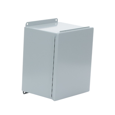 Gabinete de Bisagra Continua NEMA 12; IP66 de Uso en Intemperie, 305 x 254 x 203 mm, De Acero, Color Gris - Image 3