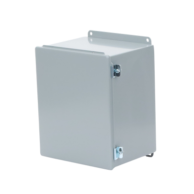 Gabinete de Bisagra Continua NEMA 12; IP66 de Uso en Intemperie, 305 x 254 x 203 mm, De Acero, Color Gris - Image 4