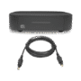 Amplificador una Zona de 2 Canales, 50 W por Canal, Con Cable TOSLINK Incluido, Transmisión por Chromecast, AirPlay, Alexa Cast, Spotify Connect