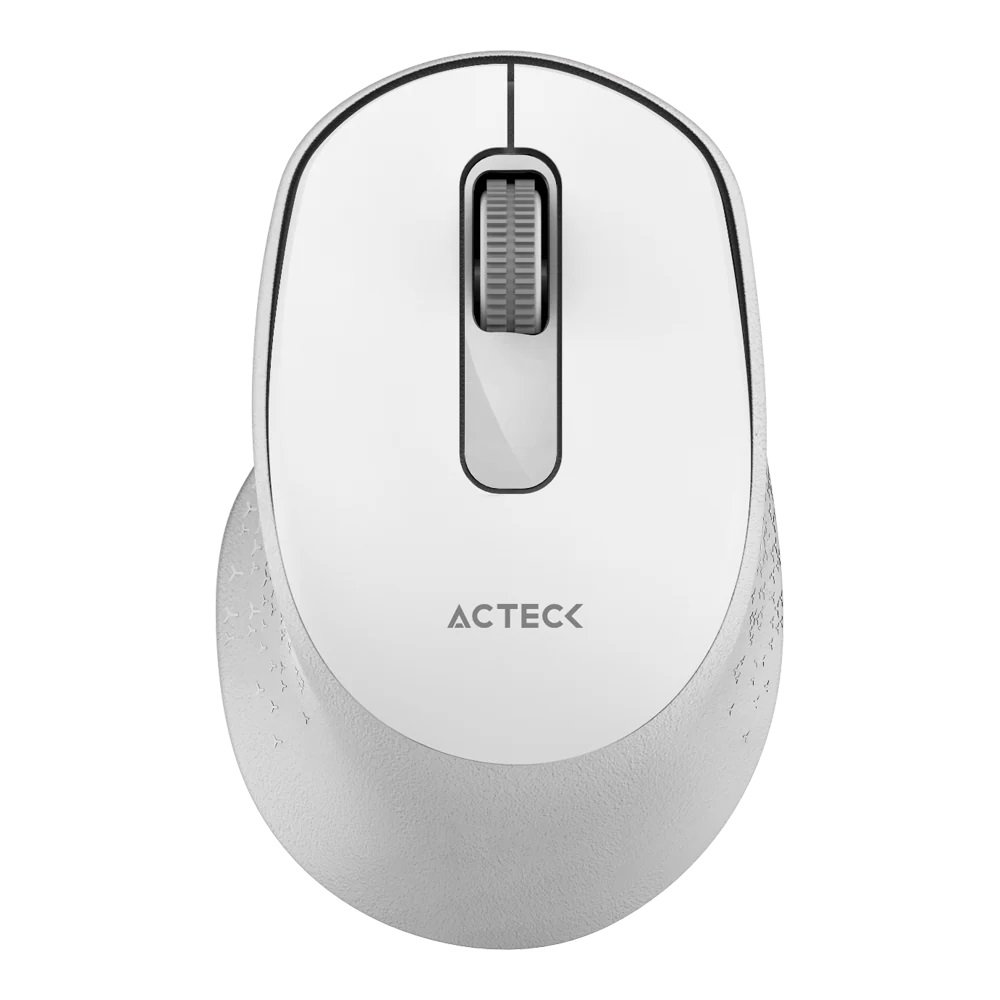 MOUSE ACTECK ERGONOMICO INALAMBRICO OPTIMIZE ERGO MI470 PILA 1AA INCLUIDA BLANCO AC 934152