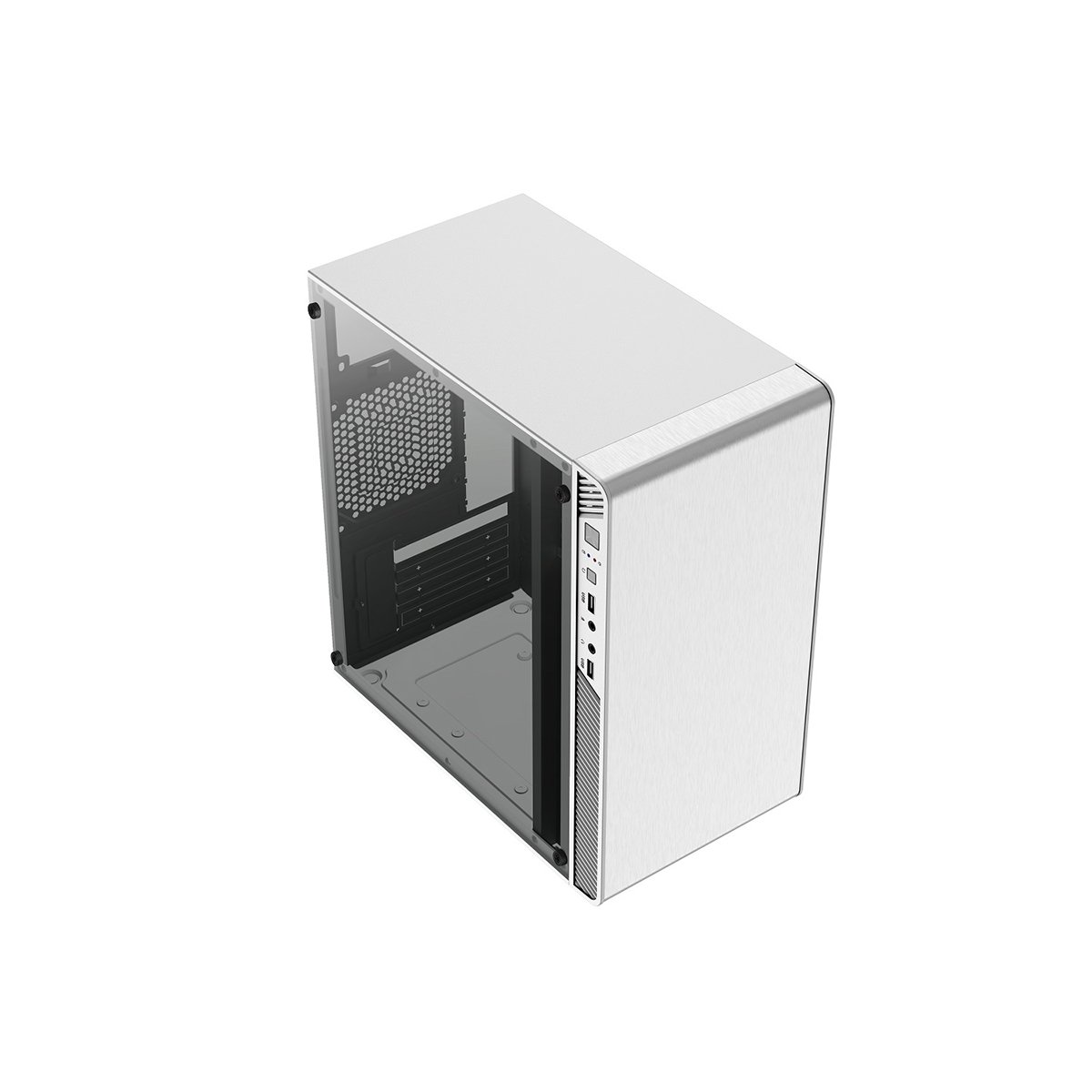 GABINETE ACTECK MINITORRE PERFORMANCE II GI215W PSU ATX PLUS 500W CON ACRILICO COLOR BLANC AC 935852