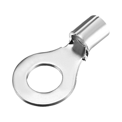 Terminal tipo ojo / 3 / 16 ” / Sin aislar / 12 – 10 AWG / Sin color / Paquete EPCOM POWERLINE AE33457 de 25 piezas.