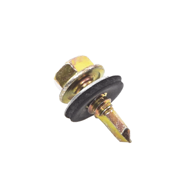 Tornillo Punta Broca Sello Montado 6.4 X 25 mm (1/4″ X 1″) Caj. C/100pz.