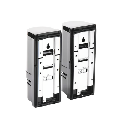 Barrera fotoelectrica de 100 metros con la mejor tecnologia de deteccion de patrones para reducir falsas alarmas / Alámbrico / 2 rayos / compatible con cualquier panel de alarma - Image 5