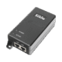 Inyector PoE Pasivo, 1 Gbps, 60 W, 55 Vcc, 100-240 Vca, Cable CA