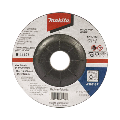 Disco de corte para metal de 4 1/2″