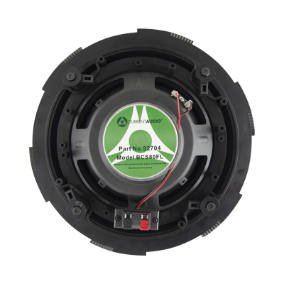 Altavoz CURRENT AUDIO BCS80FL de 8 ohms de 8in para plafón de la serie Contractor con parrilla FastLoc, 5 - 60 Watts, PAR - Image 4