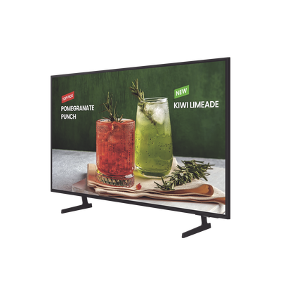 Television LED Profesional de 65″ / UHD 4K (3840x2160p) / Entradas de Video HDMI, Bocinas Integradas de 10 W. Compatible VESA