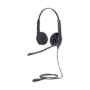 Jabra Biz 1500 Duo, auricular profesional con cancelación de ruido, ideal para contact center con conexión QD (1519-0157)