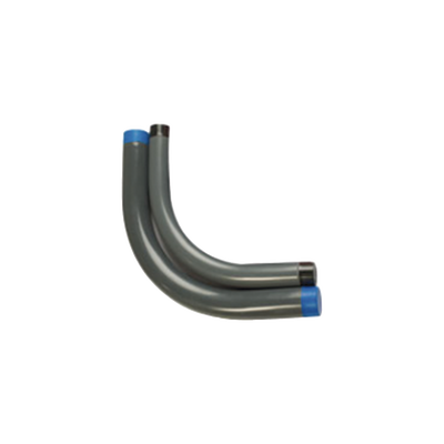 Codo Conduit Rígido RAWELT CAL-50-PC de Aluminio de 2″ (50.8 mm) con Recubrimiento de PVC.