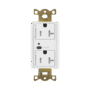 Receptáculo inalámbrico Lutron VIVE / 20 A, control inteligente en los 2 conectores.