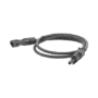 Cable Fotovoltaico 1 m, Negro, Calibre 10 AWG con Terminales MC4 en Ambos Extremos