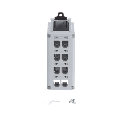 Panel PANDUIT CDPP8RG-S de Parcheo Modular para Cobre, Blindado, de Instalación en Riel DIN Estándar de 35mm, 8 Puertos Mini-Com, Color Gris - Image 5