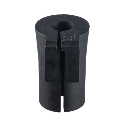 Pasacable Grommet de Entrada de Cable Terminado, Sencillo y Pequeño, 0.24″-0.28″, Color Negro. Paquete de 12 Piezas