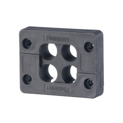 Pasacables de 4 Orificios de Marco Rectangular de 1.81" X 1.42", IP54,  para Cables Terminados, color Negro - Image 4