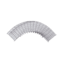 Curva Pre-Fabricada Horizontal de 90° con medidas de 54 mm de Peralte y 200 mm Ancho (54/200 mm)