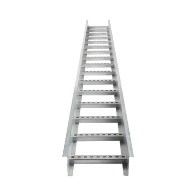 Escalera de Aluminio Portacables / Perfil Z / Peralte 3 1/4″ /Paso 9″ / Ancho 12″ / 3.66 metros / Capacidad Máx. 274 Cables / Incluye Cople Union y Tornillería (CHEZ314P9X12AK)