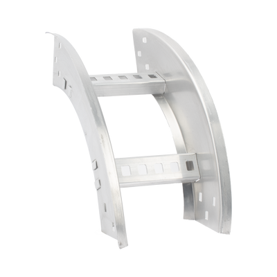 Curva Vertical Exterior de Aluminio de 90° Perfil Z / Peralte 3 1/4″ / Ancho 6″ / Radio 8″ / Incluye Tornillería
