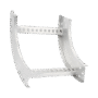 Curva Vertical Interior de Aluminio de 90° Perfil Z / Peralte 3 1/4" / Ancho 12" / Radio 8" / Incluye Tornillería (CHVI90EZ314R8X12AK)