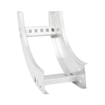 Curva Vertical Interior de Aluminio de 90° Perfil Z / Peralte 3 1/4″ / Ancho 6″ / Radio 8″ / Incluye Tornillería