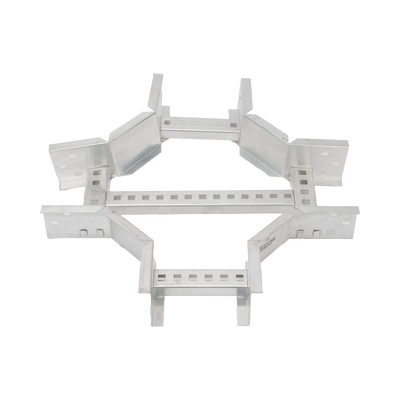Derivación “X” Horizontal de Aluminio Perfil Z / Peralte 3 1/4″ / Ancho 6″/ Radio 8″ / Incluye Tornillería (CHXHEZ314R8X6AK)