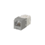 Conector Jack RJ45 Estilo TG, Mini-Com, Categoría 6, de 8 posiciones y 8 cables, Color Gris