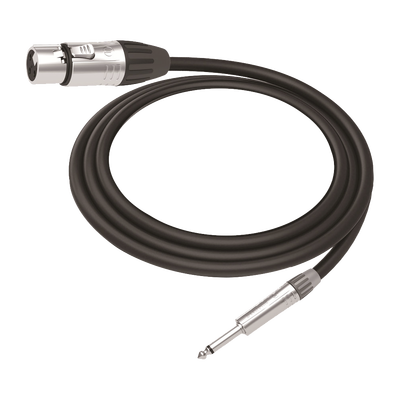 Cable de Audio | XLR 3 Polos Hembra a Plug 1/4 in mono | Conector Seetronic Serie M SCMF3 – MP2X | Longitud 3m