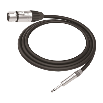 Cable de Audio | XLR 3 Polos Hembra a Plug 1/4 in mono | Conector Seetronic Serie M SCMF3 – MP2X | Longitud 5m