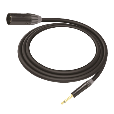 Cable de Audio | XLR 3 Polos Macho a Plug 1/4 in mono | Conector Seetronic Serie M SCMF3 – MP2X | Longitud 5m